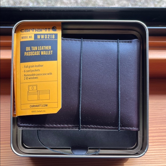 Carhartt Other - Carhartt Dark Brown Leather wallet